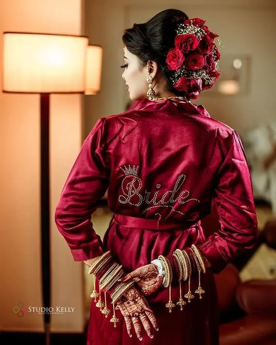 Customize Bridal Accessories #1. The bathrobe!