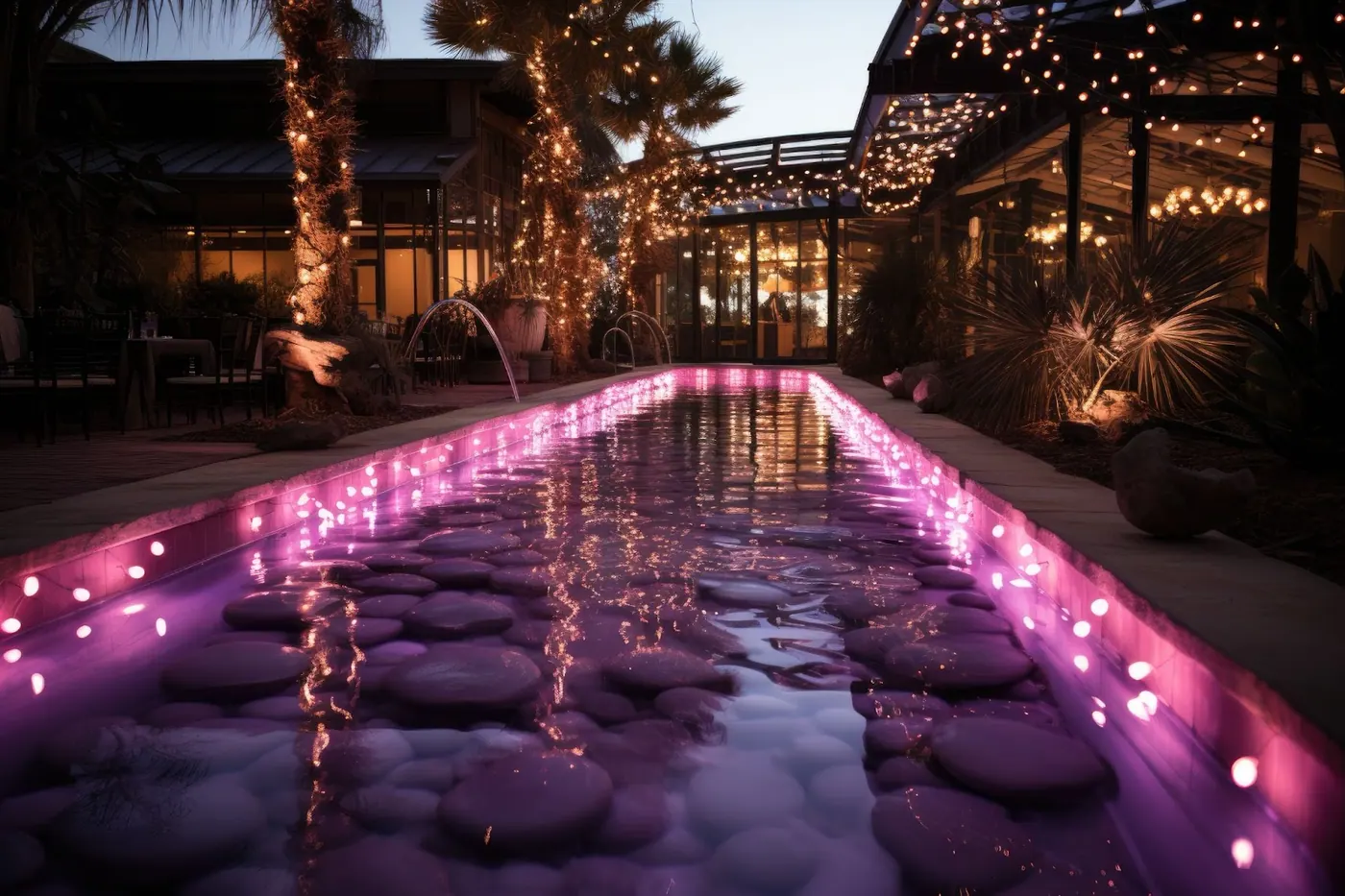 Reflection of Elegance with Water Elements