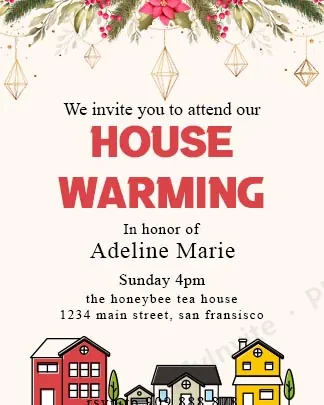 House Warming — Griha pravesh invitation design, Pan-Indian